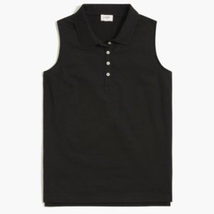 J.Crew Factory sleeveless piqué polo shirt - NWT
